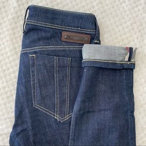 Burberry Kensington indigo blue jeans